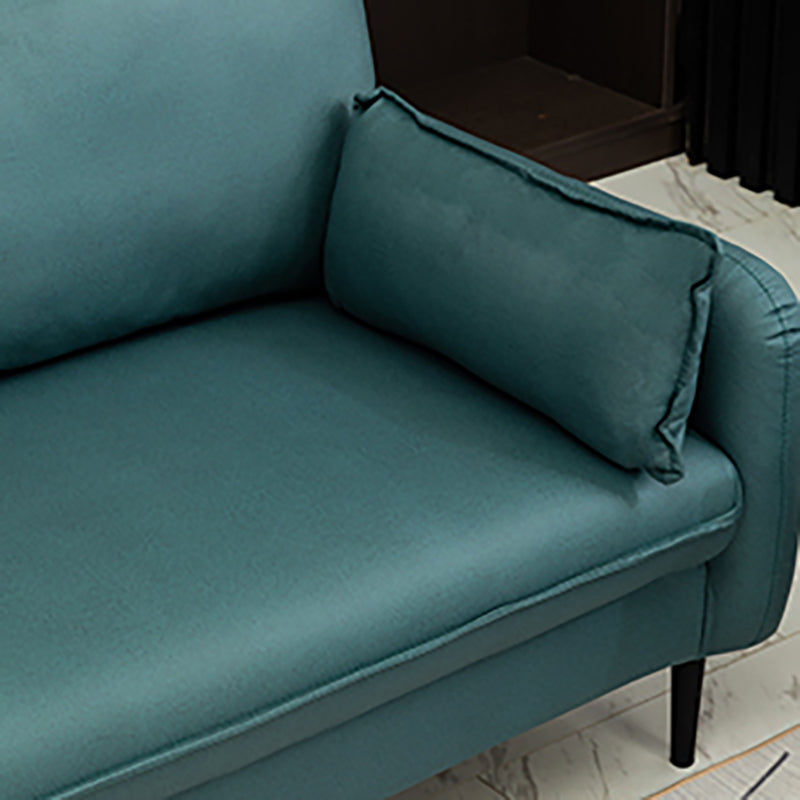 Faux Leather Cushions Sofa 3-Seat Contemporary 30.7" High Sofa Clearhalo 'furn' 'furn_sofas' 'Furniture' 'furniture_sofas' 'kitchen' 'kitchen_sofas' 'Living Room Furniture' 'Sofa' 'sofas' 4777504