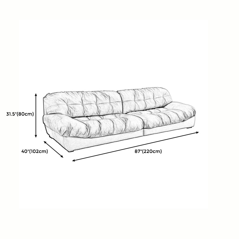 Take Pillow Back Feather Cushion to Fill Cloth Art Soft Cushion Material Sofa Clearhalo 'furn' 'furn_sofas' 'Furniture' 'furniture_sofas' 'kitchen' 'kitchen_sofas' 'Living Room Furniture' 'Sofa' 'sofas' 4777544