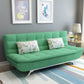 74.80" W √ó 33.46" D √ó 35.43" H Biscuit Back Armless Sofa with Convertible Green Linen Blend Clearhalo 'furn' 'furn_sofas' 'Furniture' 'furniture_sofas' 'kitchen' 'kitchen_sofas' 'Living Room Furniture' 'Sofa' 'sofas' 4777558