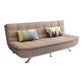 74.80" W √ó 33.46" D √ó 35.43" H Biscuit Back Armless Sofa with Convertible Clearhalo 'furn' 'furn_sofas' 'Furniture' 'furniture_sofas' 'kitchen' 'kitchen_sofas' 'Living Room Furniture' 'Sofa' 'sofas' 4777566