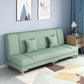 Scandinavian Convertible Sleeper Sofa 31.5" High Armless Settee Mint Green Clearhalo 'furn' 'furn_sofas' 'Furniture' 'furniture_sofas' 'kitchen' 'kitchen_sofas' 'Living Room Furniture' 'Sofa' 'sofas' 4777602