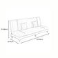 Scandinavian Convertible Sleeper Sofa 31.5" High Armless Settee Clearhalo 'furn' 'furn_sofas' 'Furniture' 'furniture_sofas' 'kitchen' 'kitchen_sofas' 'Living Room Furniture' 'Sofa' 'sofas' 4777607