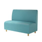 Gold Contemporary Glam Sofa 47.27"D x 25.59"W x 33.46"H 2-seat Sofa for Restaurant Water Blue Armless Clearhalo 'furn' 'furn_sofas' 'Furniture' 'furniture_sofas' 'kitchen' 'kitchen_sofas' 'Living Room Furniture' 'Sofa' 'sofas' 4777617