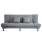 Armless Settee with Cotton Blend 19.68" W Convertible Sleeper Sofa for Living Room Clearhalo 'furn' 'furn_sofas' 'Furniture' 'furniture_sofas' 'kitchen' 'kitchen_sofas' 'Living Room Furniture' 'Sofa' 'sofas' 4777635