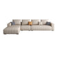 Transitional Modern Cushions Sofa 31.5"High Square Arm Sofa, Beige Clearhalo 'furn' 'furn_sectionals' 'Furniture' 'furniture_sectionals' 'kitchen' 'kitchen_sectionals' 'Living Room Furniture' 'Sectionals' 4777981