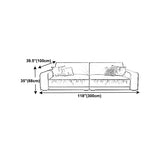 Cushions Faux Leather Square Arm Sofa with Waterproof and Wear-resisting Clearhalo 'furn' 'furn_sectionals' 'Furniture' 'furniture_sectionals' 'kitchen' 'kitchen_sectionals' 'Living Room Furniture' 'Sectionals' 4778121