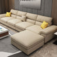 Modern Reversible Chaise Sofa with Pillows Flared Arm Sofa for Living Room Clearhalo 'furn' 'furn_sectionals' 'Furniture' 'furniture_sectionals' 'kitchen' 'kitchen_sectionals' 'Living Room Furniture' 'Sectionals' 4779093
