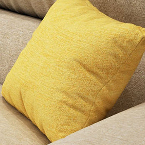 Modern Reversible Chaise Sofa with Pillows Flared Arm Sofa for Living Room Clearhalo 'furn' 'furn_sectionals' 'Furniture' 'furniture_sectionals' 'kitchen' 'kitchen_sectionals' 'Living Room Furniture' 'Sectionals' 4779106