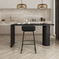 Contemporary Style Bar Counter Table Rectangle Dining Table for Home Black Without Chairs Clearhalo 'Bar Furniture' 'Bar Tables' 'bar_tables' 'furn' 'furn_bar_tables' 'Furniture' 'furniture_bar_tables' 'Kitchen & Dining Furniture' 4779609