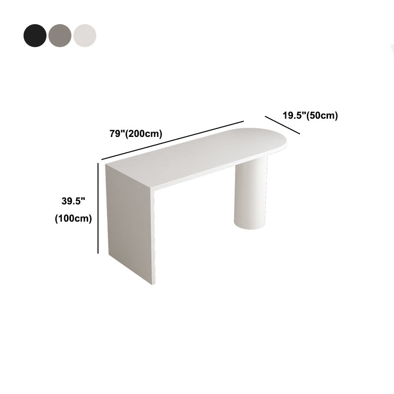 Contemporary Style Bar Counter Table Rectangle Dining Table for Home Clearhalo 'Bar Furniture' 'Bar Tables' 'bar_tables' 'furn' 'furn_bar_tables' 'Furniture' 'furniture_bar_tables' 'Kitchen & Dining Furniture' 4779614