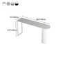 Contemporary Style Rectangle Bar Counter Table Dining Sintered Stone Table for Kitchen Clearhalo 'Bar Furniture' 'Bar Tables' 'bar_tables' 'furn' 'furn_bar_tables' 'Furniture' 'furniture_bar_tables' 'Kitchen & Dining Furniture' 4779625