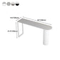 Contemporary Style Rectangle Bar Counter Table Dining Sintered Stone Table for Kitchen Clearhalo 'Bar Furniture' 'Bar Tables' 'bar_tables' 'furn' 'furn_bar_tables' 'Furniture' 'furniture_bar_tables' 'Kitchen & Dining Furniture' 4779628