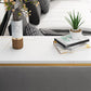 Nordic Glam Rectangle Bar Counter Dining Table Sintered Stone Table Clearhalo 'Bar Furniture' 'Bar Tables' 'bar_tables' 'furn' 'furn_bar_tables' 'Furniture' 'furniture_bar_tables' 'Kitchen & Dining Furniture' 4779636
