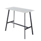 Contemporary Rectangle Bar Counter Table Sintered Stone Dining Table for Restaurant Clearhalo 'Bar Furniture' 'Bar Tables' 'bar_tables' 'furn' 'furn_bar_tables' 'Furniture' 'furniture_bar_tables' 'Kitchen & Dining Furniture' 4779652