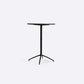 Industrial Round Bar Counter Table Dining Wooden Counter Table for Restaurant Black 27.6"L x 27.6"W x 41.3"H Clearhalo 'Bar Furniture' 'Bar Tables' 'bar_tables' 'Furniture' 'furniture_bar_tables' 'Kitchen & Dining Furniture' 4779662