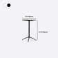 Industrial Round Bar Counter Table Dining Wooden Counter Table for Restaurant Clearhalo 'Bar Furniture' 'Bar Tables' 'bar_tables' 'Furniture' 'furniture_bar_tables' 'Kitchen & Dining Furniture' 4779676