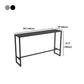Stone Bar Dining Table Industrial Bar Dining Table with Black Base Clearhalo 'Bar Furniture' 'Bar Tables' 'bar_tables' 'furn' 'furn_bar_tables' 'Furniture' 'furniture_bar_tables' 'Kitchen & Dining Furniture' 4779688