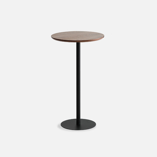 Industrial Round Bar Counter Table Dining Counter Table for Restaurant Clearhalo 'Bar Furniture' 'Bar Tables' 'bar_tables' 'furn' 'furn_bar_tables' 'Furniture' 'furniture_bar_tables' 'Kitchen & Dining Furniture' 4779705