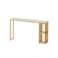 Rectangle Stone Bar Dining Table Contemporary Bar Table with Sled Base Clearhalo 'Bar Furniture' 'Bar Tables' 'bar_tables' 'furn' 'furn_bar_tables' 'Furniture' 'furniture_bar_tables' 'Kitchen & Dining Furniture' 4779754