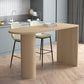 Solid Wood Bar Dining Table Contemporary Bar Dining Table with Sled Base Clearhalo 'Bar Furniture' 'Bar Tables' 'bar_tables' 'Furniture' 'furniture_bar_tables' 'Kitchen & Dining Furniture' 4779826