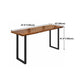 Solid Wood Bar Dining Table Industrial Bar Dining Table with Sled Base Clearhalo 'Bar Furniture' 'Bar Tables' 'bar_tables' 'furn' 'furn_bar_tables' 'Furniture' 'furniture_bar_tables' 'Kitchen & Dining Furniture' 4779836