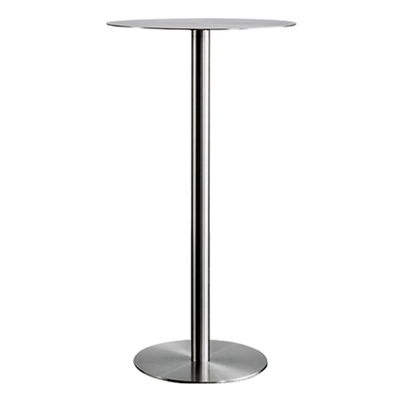 Industrial Round Bar Counter Table Metal Dining Table for Kitchen Without Chairs Clearhalo 'Bar Furniture' 'Bar Tables' 'bar_tables' 'furn' 'furn_bar_tables' 'Furniture' 'furniture_bar_tables' 'Kitchen & Dining Furniture' 4779879