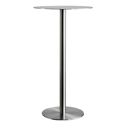 Industrial Round Bar Counter Table Metal Dining Table for Kitchen Without Chairs Clearhalo 'Bar Furniture' 'Bar Tables' 'bar_tables' 'furn' 'furn_bar_tables' 'Furniture' 'furniture_bar_tables' 'Kitchen & Dining Furniture' 4779879