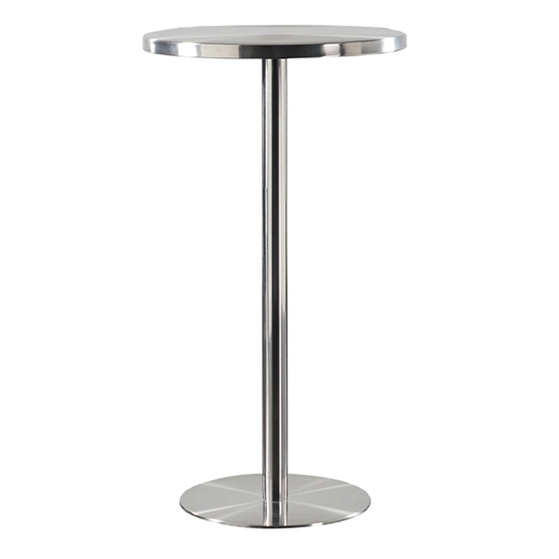Industrial Round Bar Counter Table Metal Dining Table for Kitchen Clearhalo 'Bar Furniture' 'Bar Tables' 'bar_tables' 'furn' 'furn_bar_tables' 'Furniture' 'furniture_bar_tables' 'Kitchen & Dining Furniture' 4779887