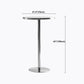 Industrial Round Bar Counter Table Metal Dining Table for Kitchen Clearhalo 'Bar Furniture' 'Bar Tables' 'bar_tables' 'furn' 'furn_bar_tables' 'Furniture' 'furniture_bar_tables' 'Kitchen & Dining Furniture' 4779889