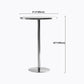 Industrial Round Bar Counter Table Metal Dining Table for Kitchen Clearhalo 'Bar Furniture' 'Bar Tables' 'bar_tables' 'furn' 'furn_bar_tables' 'Furniture' 'furniture_bar_tables' 'Kitchen & Dining Furniture' 4779893