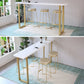 Rectangle Bar Dining Table Traditional Luxury Bar Table with Sled Base Clearhalo 'Bar Furniture' 'Bar Tables' 'bar_tables' 'furn' 'furn_bar_tables' 'Furniture' 'furniture_bar_tables' 'Kitchen & Dining Furniture' 4779903