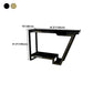 Nordic Glam Rectangle Bar Counter Table Sintered Stone Dining Table for Home Clearhalo 'Bar Furniture' 'Bar Tables' 'bar_tables' 'furn' 'furn_bar_tables' 'Furniture' 'furniture_bar_tables' 'Kitchen & Dining Furniture' 4779921