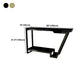 Nordic Glam Rectangle Bar Counter Table Sintered Stone Dining Table for Home Clearhalo 'Bar Furniture' 'Bar Tables' 'bar_tables' 'furn' 'furn_bar_tables' 'Furniture' 'furniture_bar_tables' 'Kitchen & Dining Furniture' 4779922