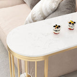 Nordic Glam Rectangle Bar Counter Table Sintered Stone Dining Table with Metal Legs Clearhalo 'Bar Furniture' 'Bar Tables' 'bar_tables' 'furn' 'furn_bar_tables' 'Furniture' 'furniture_bar_tables' 'Kitchen & Dining Furniture' 4779932