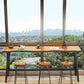 Rectangle Wood Bar Table Contemporary Bar Table with Trestle Base 63"L x 17.7"W x 41.3"H Without Chairs Clearhalo 'Bar Furniture' 'Bar Tables' 'bar_tables' 'furn' 'furn_bar_tables' 'Furniture' 'furniture_bar_tables' 'Kitchen & Dining Furniture' 4779943