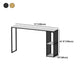 Modern Rectangle Bar Counter Table Sintered Stone Dining Table with Metal Legs Clearhalo 'Bar Furniture' 'Bar Tables' 'bar_tables' 'furn' 'furn_bar_tables' 'Furniture' 'furniture_bar_tables' 'Kitchen & Dining Furniture' 4779973