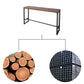 Industrial Rectangle Bar Counter Table Wooden Dining Table for Kitchen Clearhalo 'Bar Furniture' 'Bar Tables' 'bar_tables' 'furn' 'furn_bar_tables' 'Furniture' 'furniture_bar_tables' 'Kitchen & Dining Furniture' 4779979