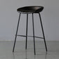 Scandinavian Metal Kitchen Dining Room Armless Stool Low Back Bar Stool Black 1 Piece Clearhalo 'Bar Furniture' 'Bar Stools' 'bar_stools' 'furn' 'furn_bar_stools' 'Furniture' 'furniture_bar_stools' 'Kitchen & Dining Furniture' 4780036