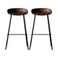 Scandinavian Metal Kitchen Dining Room Armless Stool Low Back Bar Stool Coffee 2 Piece Set Clearhalo 'Bar Furniture' 'Bar Stools' 'bar_stools' 'furn' 'furn_bar_stools' 'Furniture' 'furniture_bar_stools' 'Kitchen & Dining Furniture' 4780044
