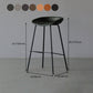 Scandinavian Metal Kitchen Dining Room Armless Stool Low Back Bar Stool Clearhalo 'Bar Furniture' 'Bar Stools' 'bar_stools' 'furn' 'furn_bar_stools' 'Furniture' 'furniture_bar_stools' 'Kitchen & Dining Furniture' 4780064