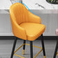 Contemporary Metal Kitchen Dining Room Arm Stool Low Back Bar Stool Clearhalo 'Bar Furniture' 'Bar Stools' 'bar_stools' 'Furniture' 'furniture_bar_stools' 'Kitchen & Dining Furniture' 4780165