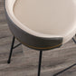 Contemporary Bar and Counter Stool Low Back Stool with 4 Legs in Black Clearhalo 'Bar Furniture' 'Bar Stools' 'bar_stools' 'furn' 'furn_bar_stools' 'Furniture' 'furniture_bar_stools' 'Kitchen & Dining Furniture' 4780185