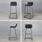 Modern Style Bar-stool Plastic Counter Bar Stool with Metal Legs for Restaurant Clearhalo 'Bar Furniture' 'Bar Stools' 'bar_stools' 'furn' 'furn_bar_stools' 'Furniture' 'furniture_bar_stools' 'Kitchen & Dining Furniture' 4780208