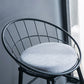 Glam Metal Bar and Counter Stool Round Low Back Stool with 4 Legs Clearhalo 'Bar Furniture' 'Bar Stools' 'bar_stools' 'furn' 'furn_bar_stools' 'Furniture' 'furniture_bar_stools' 'Kitchen & Dining Furniture' 4780227