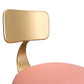 Glam Metal Bar and Counter Stool Low Back Stool with 4 Gold Legs Clearhalo 'Bar Furniture' 'Bar Stools' 'bar_stools' 'furn' 'furn_bar_stools' 'Furniture' 'furniture_bar_stools' 'Kitchen & Dining Furniture' 4780275