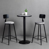 Industrial Bar and Counter Stool Metal Stool with Black Base Clearhalo 'Bar Furniture' 'Bar Stools' 'bar_stools' 'furn' 'furn_bar_stools' 'Furniture' 'furniture_bar_stools' 'Kitchen & Dining Furniture' 4780347