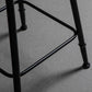 Industrial Bar and Counter Stool Metal Stool with Black Base Clearhalo 'Bar Furniture' 'Bar Stools' 'bar_stools' 'furn' 'furn_bar_stools' 'Furniture' 'furniture_bar_stools' 'Kitchen & Dining Furniture' 4780355