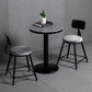 Industrial Bar and Counter Stool Metal Stool with Black Base Clearhalo 'Bar Furniture' 'Bar Stools' 'bar_stools' 'furn' 'furn_bar_stools' 'Furniture' 'furniture_bar_stools' 'Kitchen & Dining Furniture' 4780357