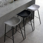 Industrial Metal Kitchen Dining Room Armless Stool Low Back Bar Stool Clearhalo 'Bar Furniture' 'Bar Stools' 'bar_stools' 'furn' 'furn_bar_stools' 'Furniture' 'furniture_bar_stools' 'Kitchen & Dining Furniture' 4780382