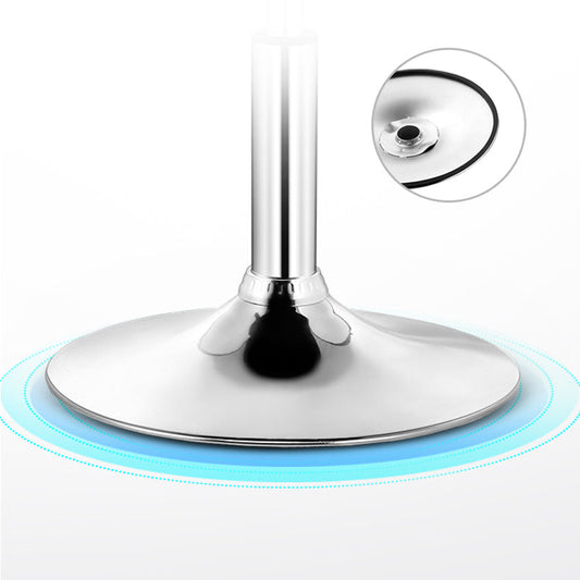 Metal Contemporary Kitchen Dining Room Armless Stool Adjustable Height Barstool Clearhalo 'Bar Furniture' 'Bar Stools' 'bar_stools' 'furn' 'furn_bar_stools' 'Furniture' 'furniture_bar_stools' 'Kitchen & Dining Furniture' 4780422